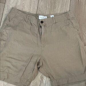 Lucky Brand Khaki Cotton Shorts waist 36